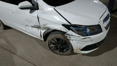 Accidente vial en Lavalle: así quedó el auto del conductor alcoholizado. Accidente vial en Lavalle: así quedó el auto del conductor alcoholizado.
