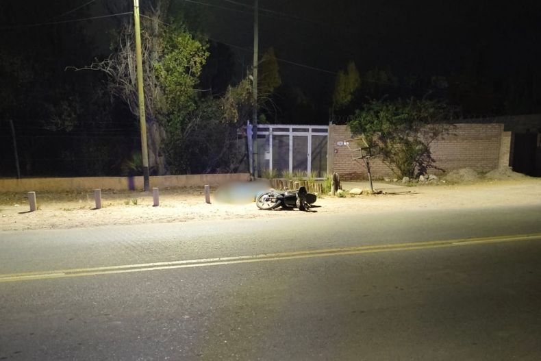 Trágico accidente en Luján de Cuyo: un motociclista perdió la vida