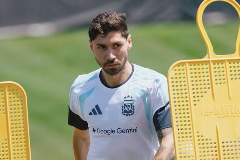 Gonzalo Montiel sufrió una lesión y es duda en la Selección Argentina