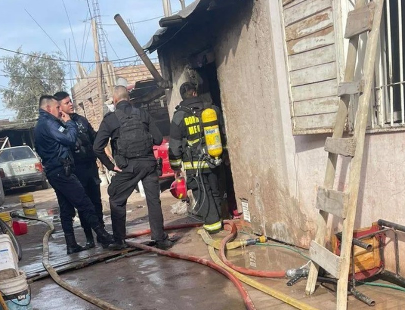 Conmoción en San Martín por un incendio que dejó tres menores fallecidas.