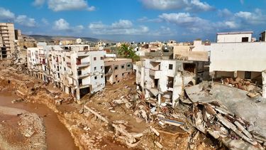 Libia, conmocionada por las inundaciones tras el paso de la tormenta Daniel.