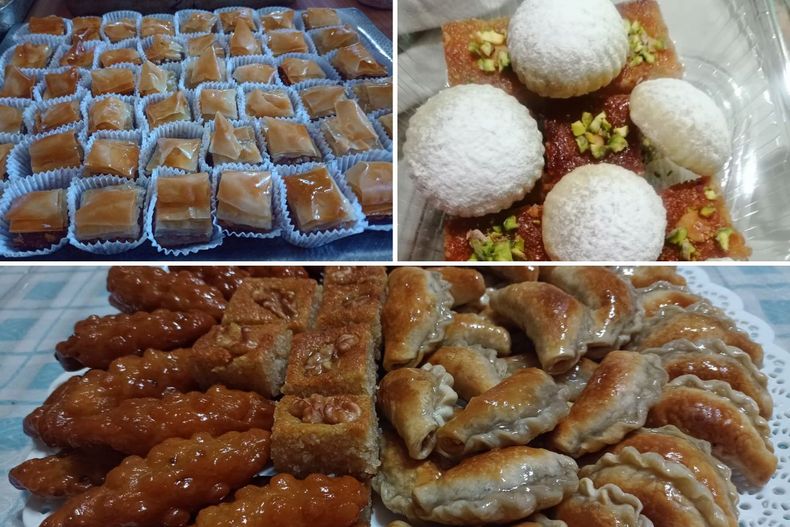 Algunas de las comidas típicas de la comunidad libanesa