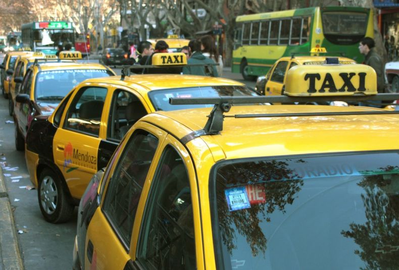 Los taxis pertenecen a la empresa Llámenos.