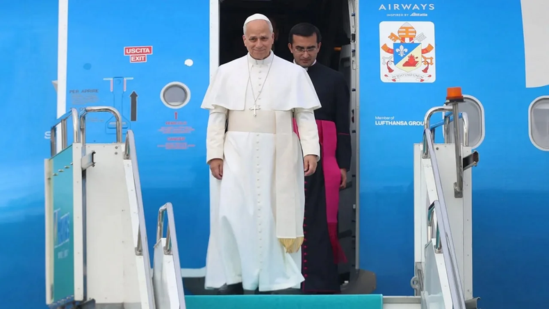 El papa León XIV en Turquía.
