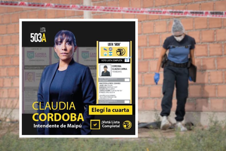 Claudia Córdoba, presa por el homicidio de Eduardo Bertón.&nbsp;