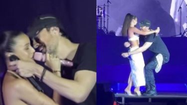 Polémica en el show de Enrique Iglesias tras un momento inesperado con Emilia Mernes