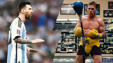 Canelo Álvarez no aguantó un gesto de Lio Messi.