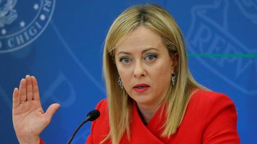 La primera ministra de Italia, Giorgia Meloni.&nbsp;