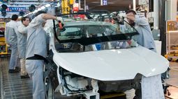 La actividad industrial subió durante julio.
