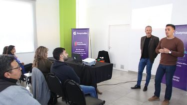 El intendente Marcos Calvente y una fuerte apuesta al emprendedurismo local.&nbsp;