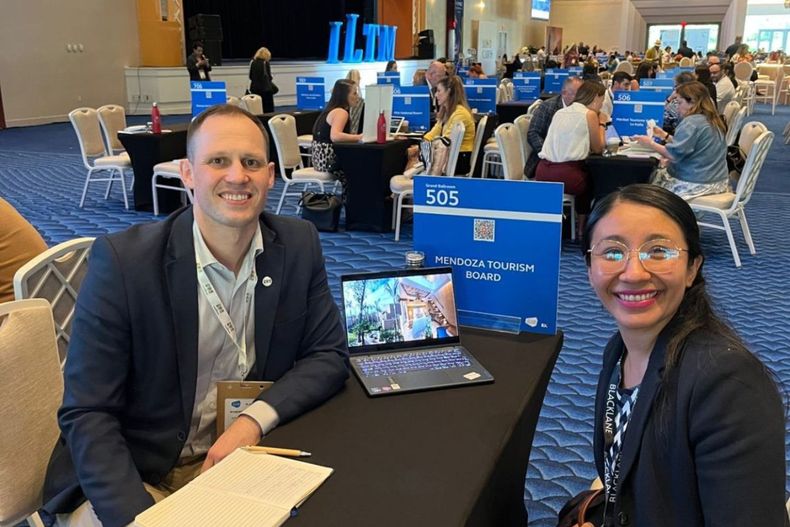Mendoza contó con un escritorio propio en el ILTM North America
