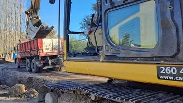 san rafael: felix anuncia el fin del colector norte y recorrera obras que gestiono en nacion