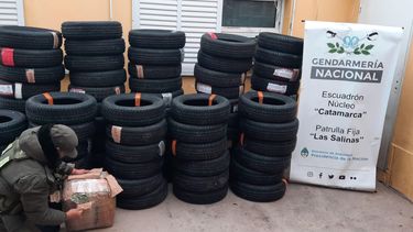 secuestran neumaticos de contrabando que traian a mendoza
