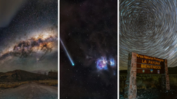 La NASA y la Universidad de Míchigan destacaron impactantes fotos del cielo en el sur mendocino