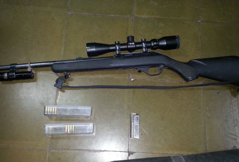 Rifle secuestrado en maipú