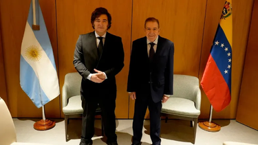 Milei se reunió con Edmundo González Urrutia en Madrid