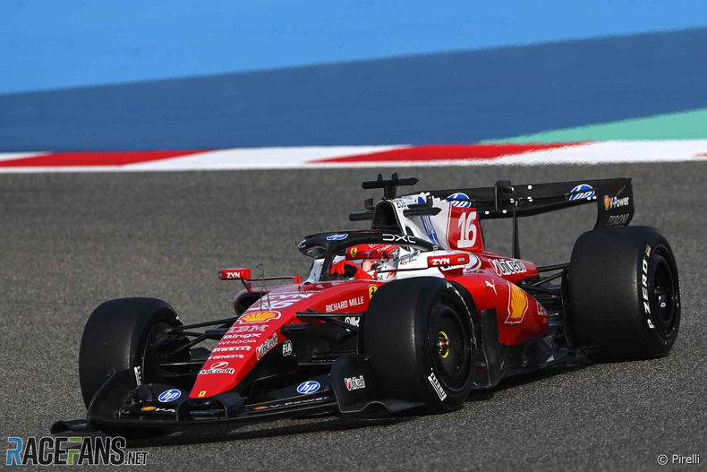 Charles Leclerc marcó el mejor registro del jueves en Sakhir y Ferrari mostró solidez en ritmo y fiabilidad.