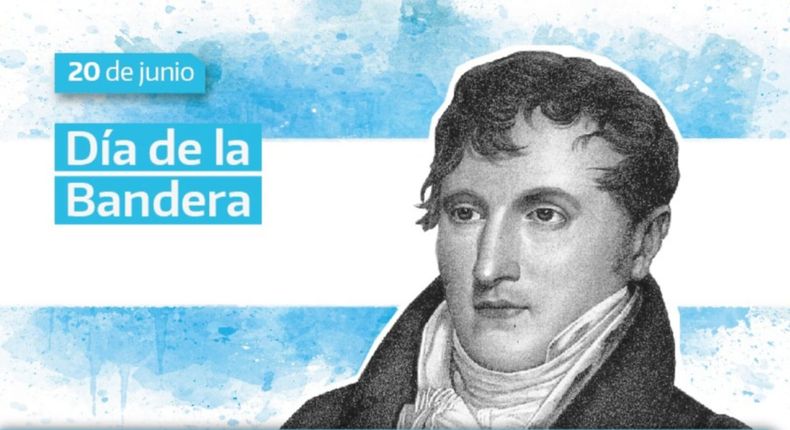 Manuel Belgrano, creador de la bandera argentina.