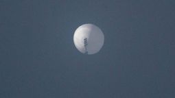 El globo espía de China, detectado en Estados Unidos.