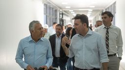 Alfredo Cornejo recorrió obras en unnuevo polo educativo estratégico.