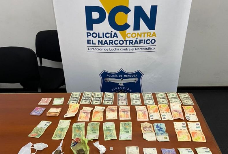 Secuestro droga, ricardo tello, casca, guaymallén, droga