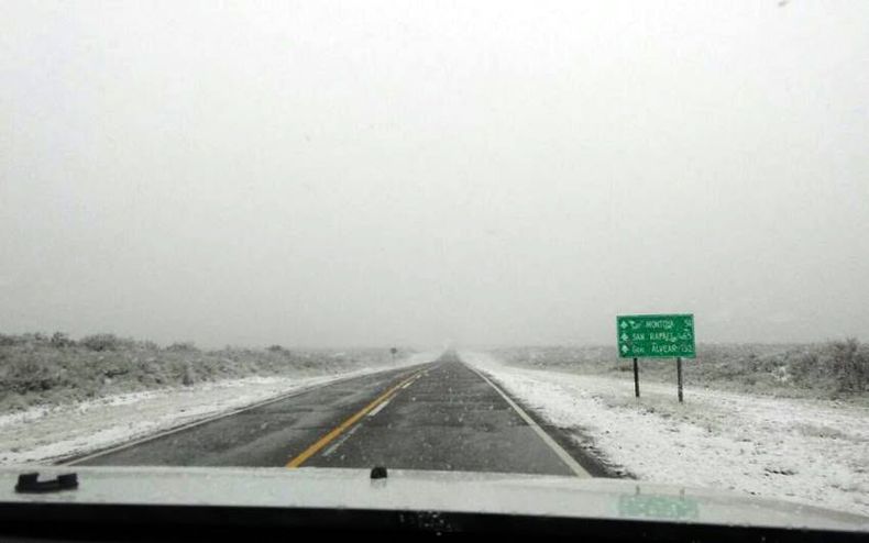 El estado de la Ruta Nacional 143 en San Rafael: cómo sigue tras las nevadas.