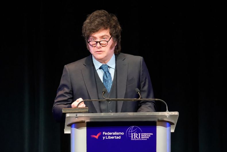 Javier Milei aseguro en Estados Unidos que 