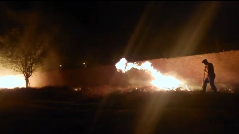 Por segunda vez en el año, se incendió una chacarita en San Rafael