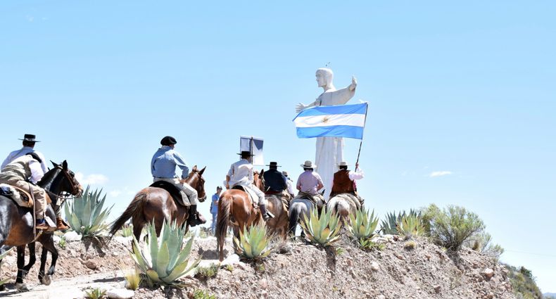 Cabalgata Cristo Rey en Tupungato.