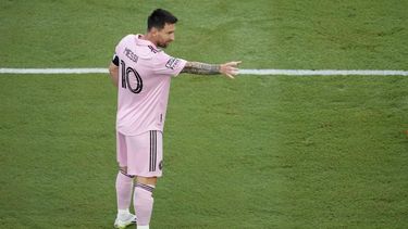El nuevo festejo de Lionel Messi.