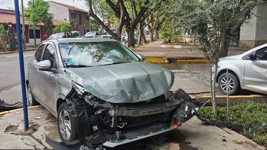 El accidente ocurrió a las 8.15 de este miércoles. El accidente ocurrió a las 8.15 de este miércoles.