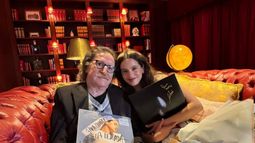 El encuentro de Rosalía con Charly García y la cena con Lali y Emilia.