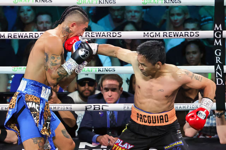 Hubo boxeo del bueno sin embargo los jueces no vieron lo correcto.