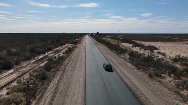 El antes y el después de la ruta provincial 153, clave para la provincia de Mendoza. El antes y el después de la ruta provincial 153, clave para la provincia de Mendoza.