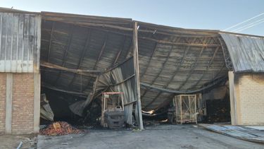 Nuevo incendio en el Mercado Cooperativo de Guaymallén.  Nuevo incendio en el Mercado Cooperativo de Guaymallén.