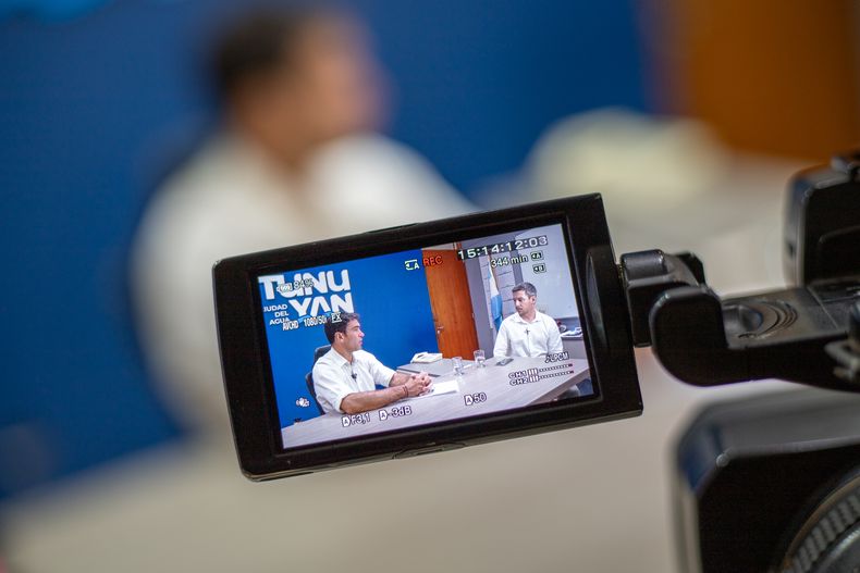 El intendente de Tunuyán, Emir Andraos, pasó por el ciclo 