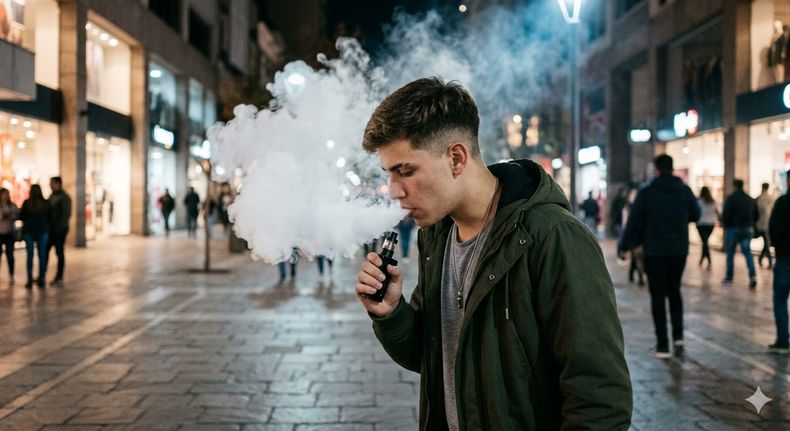 Según estadísticas, el 35,5% de estudiantes secundarios probó alguna vez vapeadores o cigarrillos electrónicos, mientras que el 28,7% consumió tabaco convencional.