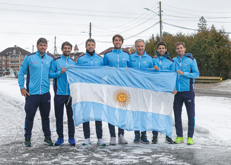 El equipo de Copa Davis de Argentina enfrenta a Noruega en Oslo.