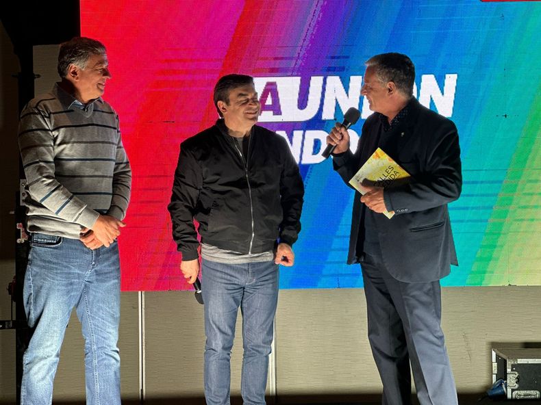 Daniel Pizzi estuvo presente en el encuentro de La Unión Mendocina, este sábado, en el Hotel Cóndor de los Andes.