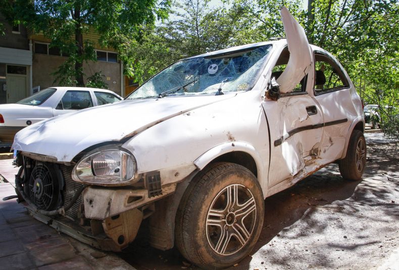 Auto chocado, Caso Vicuña