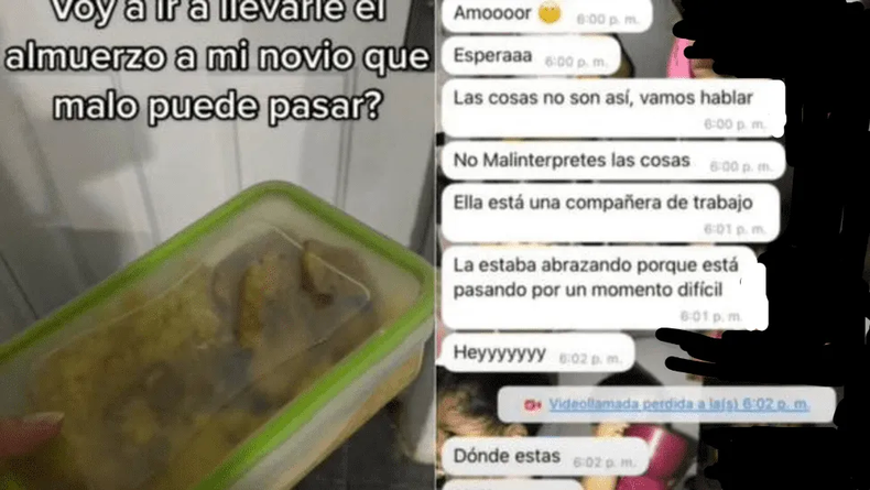 Le llevó el almuerzo al trabajo y lo halló con otra.