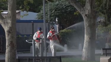 Fumigación contra el dengue en General Alvear.