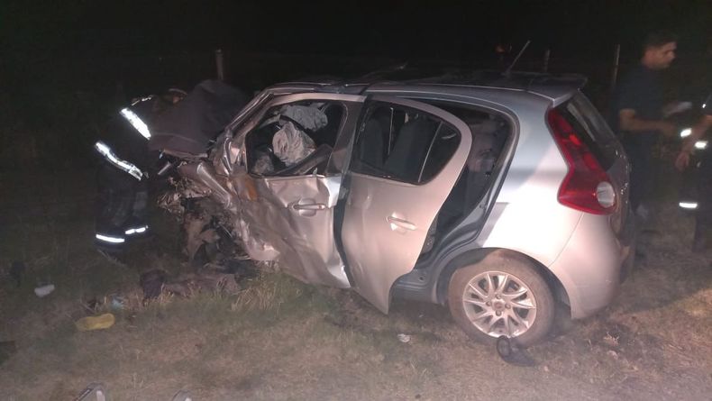 Accidente con tres muertos en la ruta 146 de San Rafael.