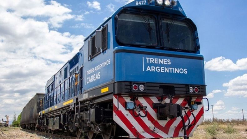 Trenes Argentinos transportó más de 5,5 millones de toneladas en 2022.
