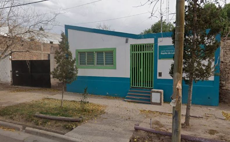 El jardín municipal donde habría ocurrido el abuso sexual.