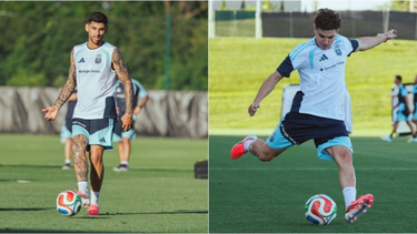Cristian Romero y Julián Álvarez volvieron a entrenarse con normalidad junto al plantel de la Selección Argentina y le dieron tranquilidad a Lionel Scaloni de cara al Mundial 2026.