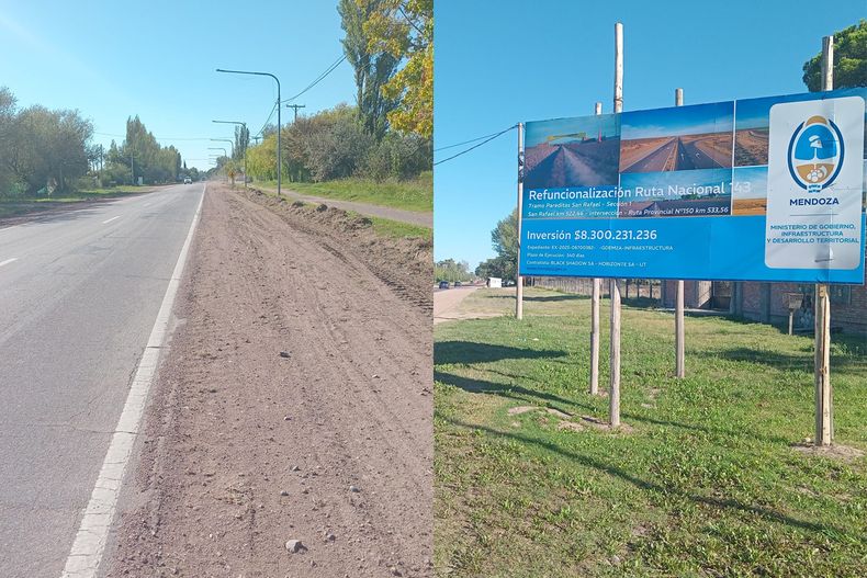 La intervenci&oacute;n en la Ruta 143 forma parte del convenio firmado entre la provincia de Mendoza y Vialidad Nacional.