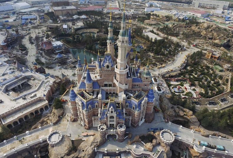 Disney China parque castillo