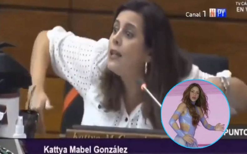 Una diputada cuestionó a la oposición al ritmo de Shakira.
