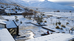 Nieve en Los Molles.